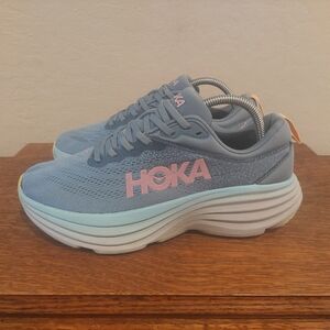 Hoka One One W Bondi 8 Athletic Running Shoes Women's Size 9 B